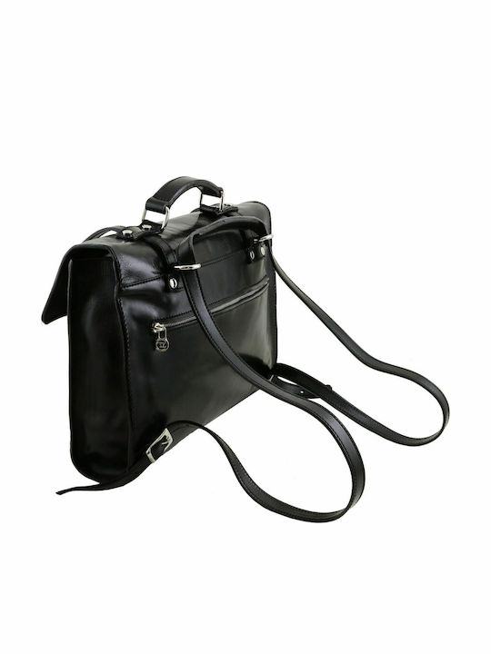 Viareggio Leder Herrentasche Geldbörse Dark Brown