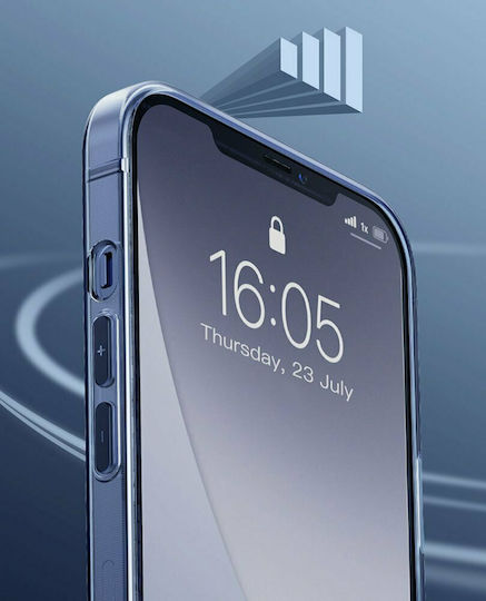 Baseus Simple Back Cover Σιλικόνης Διάφανο (iPhone 12 / 12 Pro)