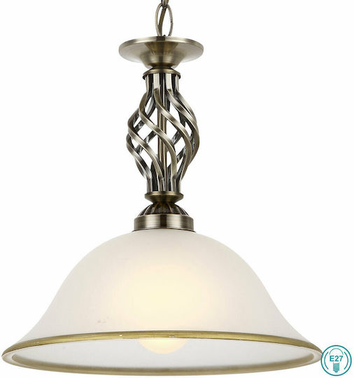 Globo Lighting Odin Висящо Осветително Тяло Бронзов с Цокъл E27 30см.