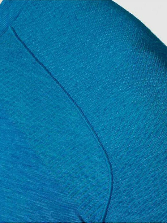 Adidas Pknit Bărbați T-shirt Sportiv cu Mânecă Scurtă Albastru