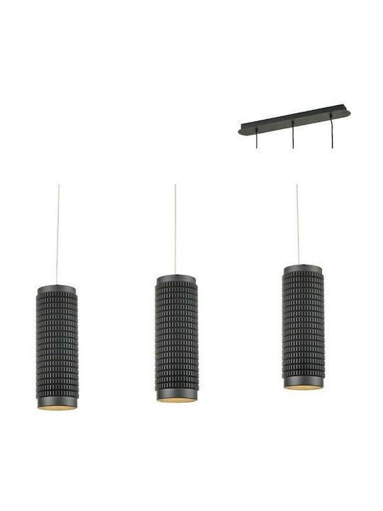 Aca Pendant Light Black Rail with Socket GU10 6.5cm