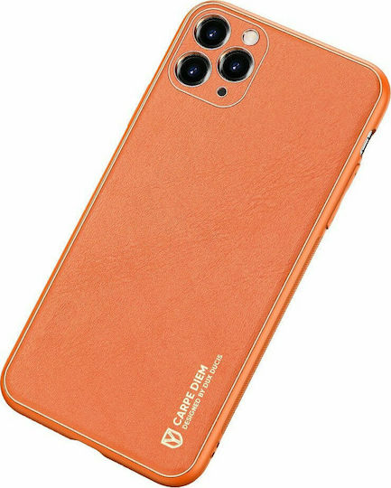 Dux Ducis Yolo Back Cover Piele artificială Portocaliu (iPhone 11 Pro Max)