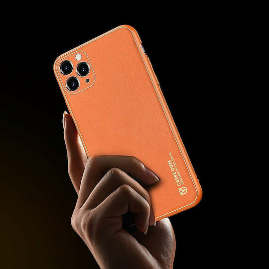 Dux Ducis Yolo Back Cover Piele artificială Portocaliu (iPhone 11 Pro Max)