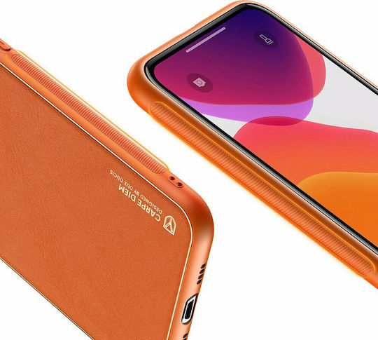 Dux Ducis Yolo Back Cover Piele artificială Portocaliu (iPhone 11 Pro Max)