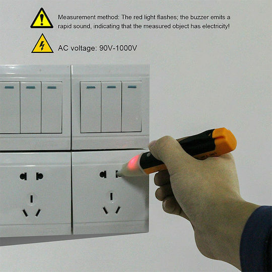 Ανιχνευτής Τάσης 40000291 AC CAT IV με Εύρος Μέτρησης 90 - 1000V