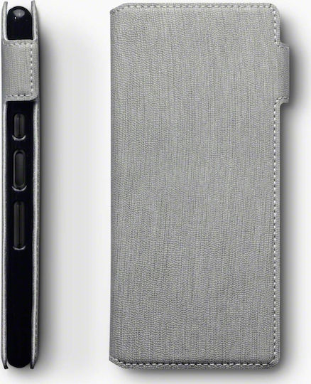 Terrapin Low Profile Book Piele artificială Gri (Xperia 10)