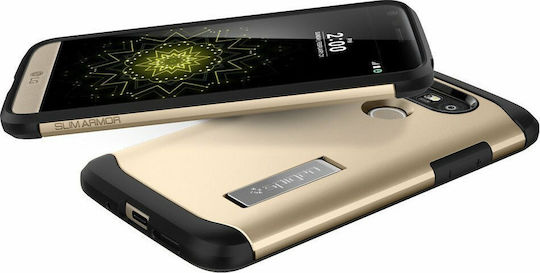 Spigen Rugged Armor Umschlag Rückseite Kunststoff 1.2mm Gold (LG G5)