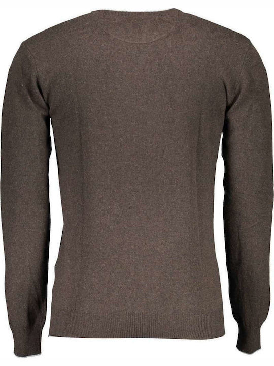 U.S. Polo Assn. Men's Long Sleeve Sweater Brown