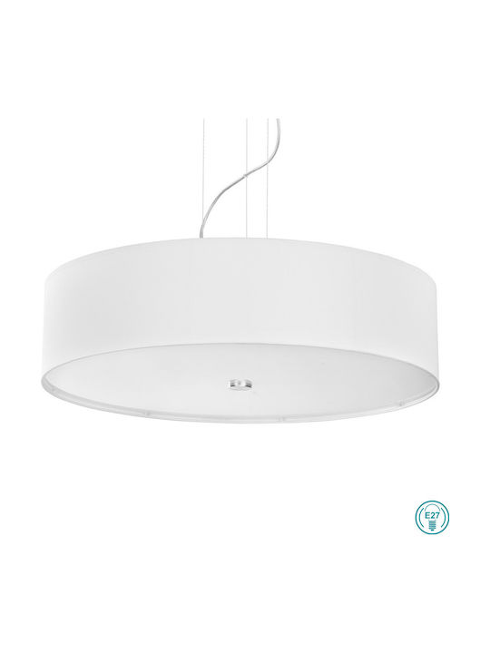 Nowodvorski Viviane Pendant Light Three-Light for Socket E27 White