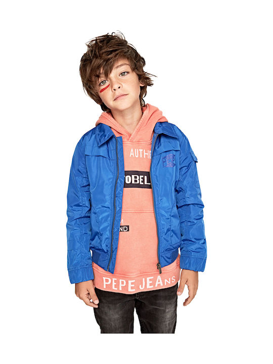 Pepe Jeans Kids Casual Jacket short Blue Liam