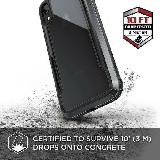 X-Doria Defense Shield Задна корица Пластмаса Черен (iPhone XS Max)