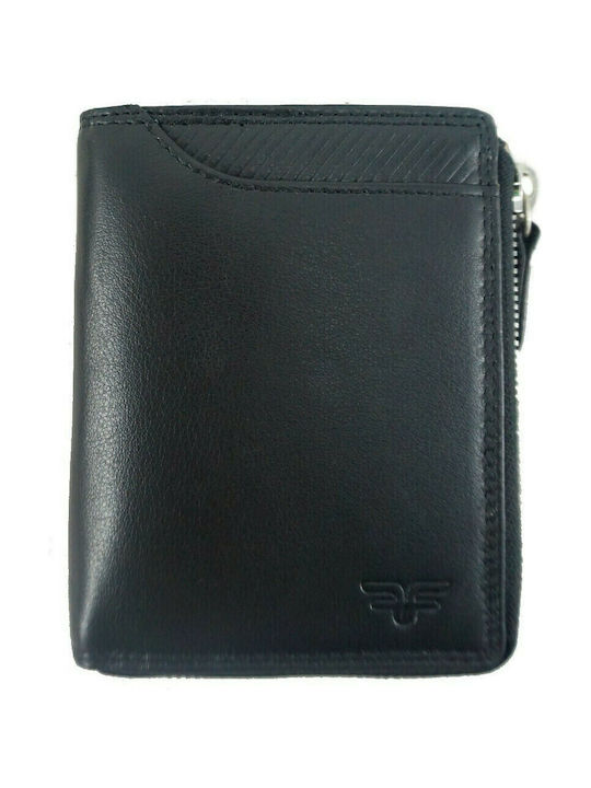 Forest Men's Leather Wallet Black