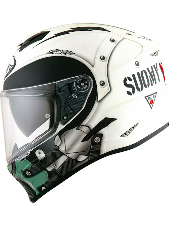 Suomy Stellar Cyclone Matt Motorradhelm Volles Gesicht DOT / ECE 22.05 1500gr KR50218