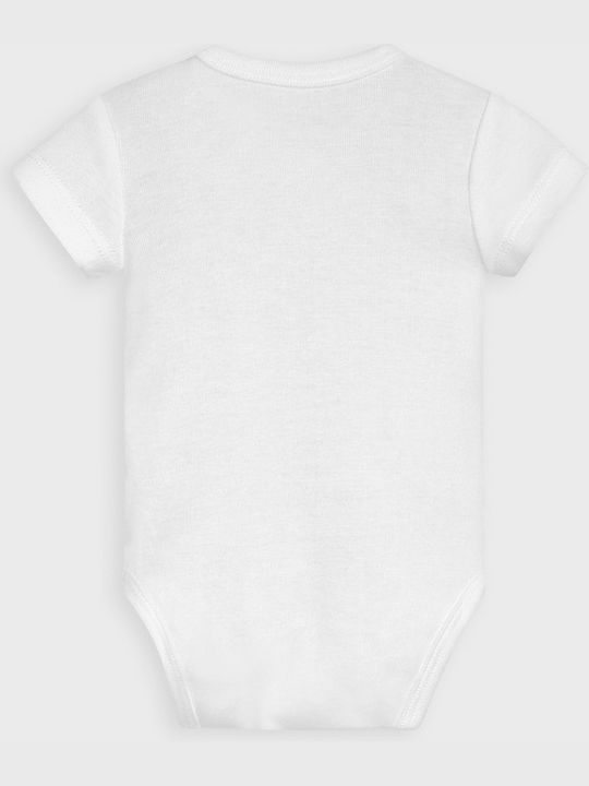 Mayoral Baby Bodysuit Set Short-Sleeved White