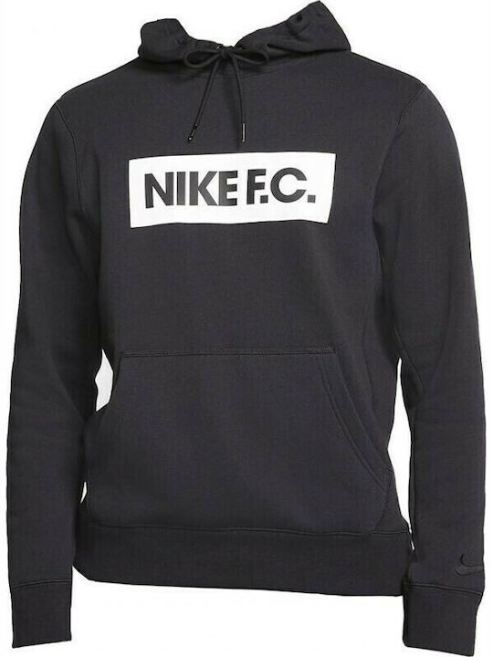 FC Essential Dri-Fit Φούτερ με Κουκούλα Μαύρο