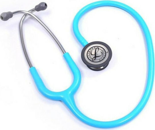 3M Littmann Classic III Adults Non Chill Double Head Stethoscope Light Blue