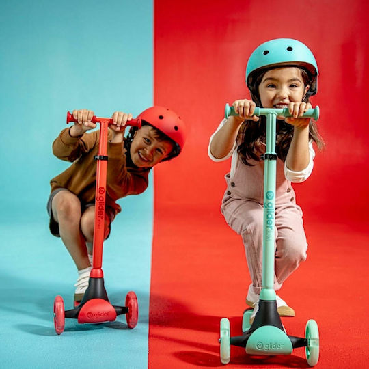 Y Volution Kids Scooter Foldable YGlider Kiwi 3-Wheel Green