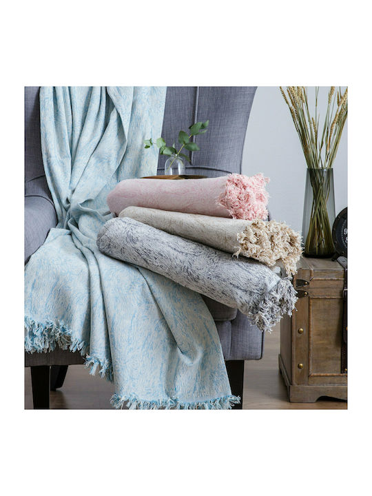 Borea Miyoko Cuverturi Pentru Canapea 2 Locuri 180x250cm Roz