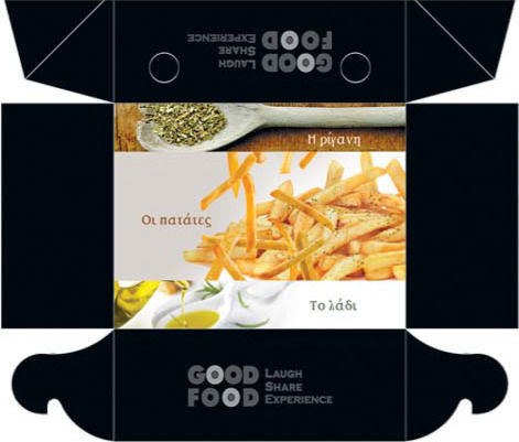 Ready Set de 10 Cutii de carton Cutii Cartofi 16x13.5x6cm Good Food