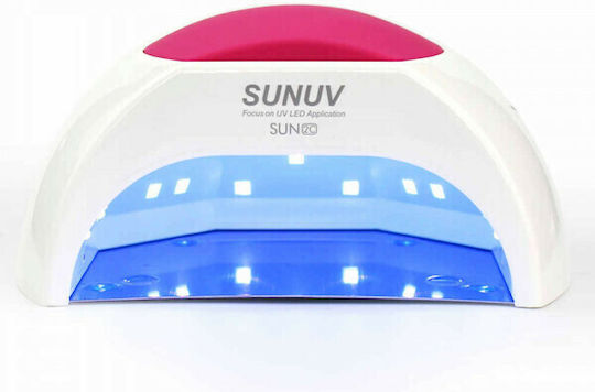 SUN ONE UV Sun 2C Nail Polish Curing Lamp UV / LED 48W Fuchsia