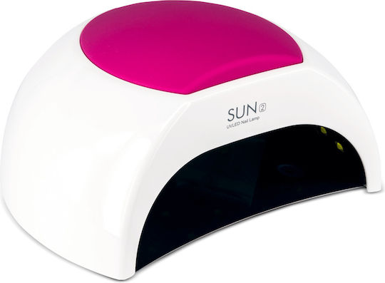 SUN ONE UV Sun 2C Nail Polish Curing Lamp UV / LED 48W Fuchsia