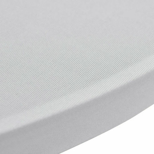 vidaXL Elastic Table Cover White Ø60cm 2pcs