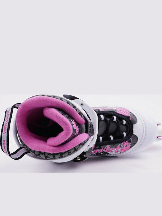 Athlopaidia Inline Adjustable Multicolour Kids Rollers