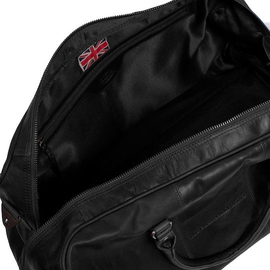 The Chesterfield Brand C20.000400.161 Sack Voyage 40lt Black made of Leather L54xW27xH28cm