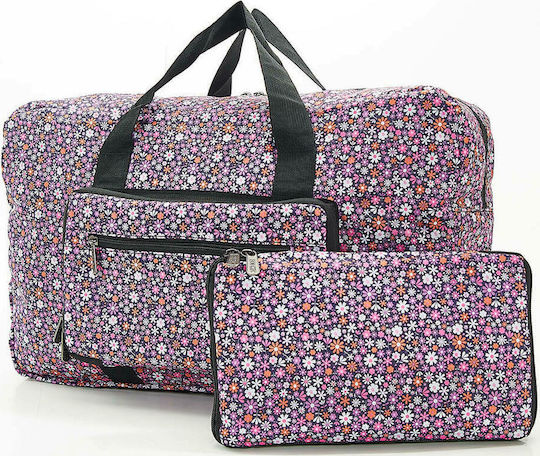 Eco Chic Foldable Holdall Sack Voyage 30lt Purple Fabric L50xW20xH29cm