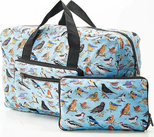 Eco Chic Foldable Holdall Sack Voyage 30lt Blue Fabric L50xW20xH29cm