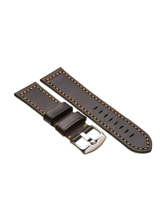 Tzevelion Leather Strap Brown 22mm