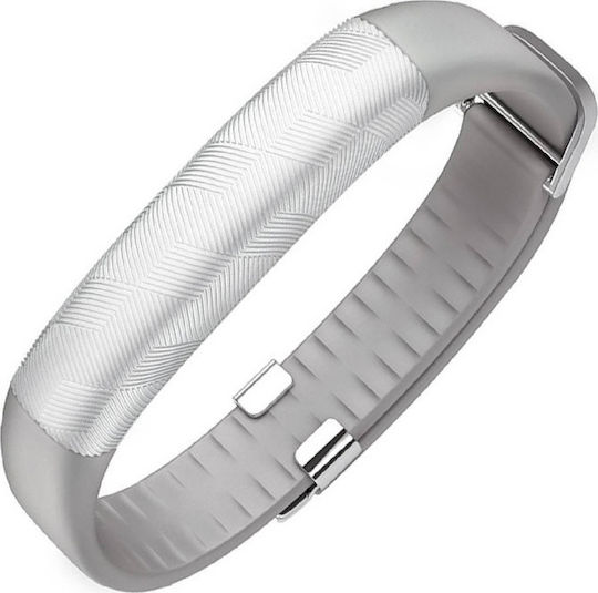 Jawbone UP2 Classic Flat Strap Light Grey Hex