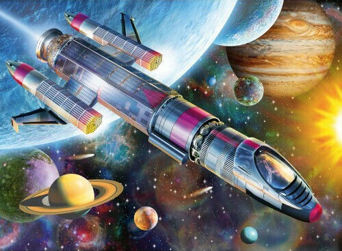 Kinderpuzzle Mission ins All für 6+ Jahre+ Jahre 100pcs Ravensburger