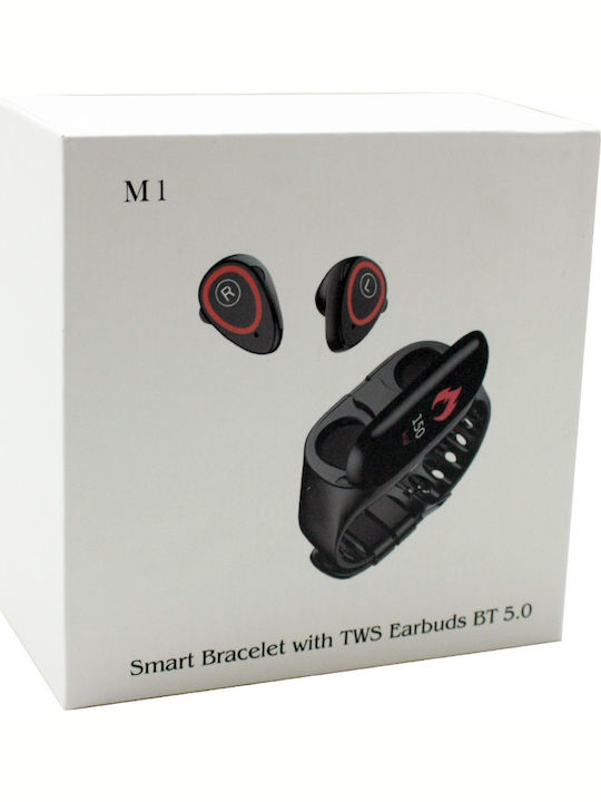 TWS 2in1 M1 Schwarz Aktivitätstracker