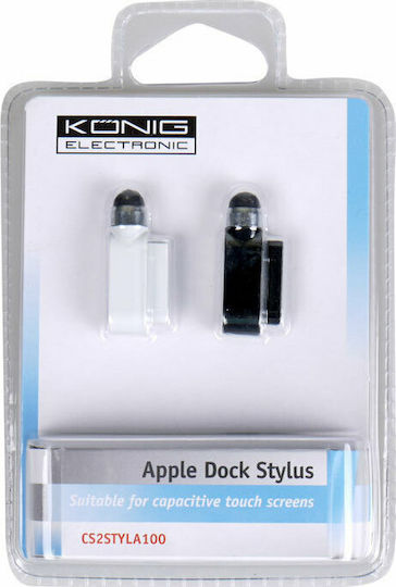 Konig CS2NSTYL100 Γραφίδα Αφής Λευκό & Μαύρο CS2NSTYL100
