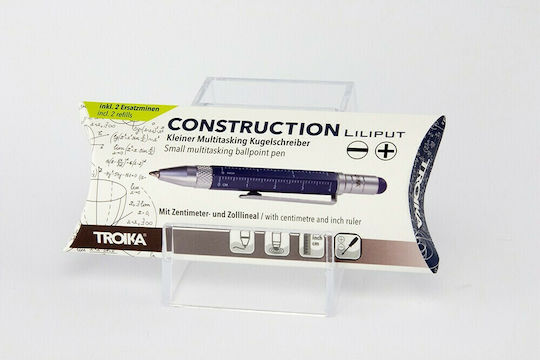 Troika Liliput Construction Mini Stilou Tactil de culoare Albastru PIP25/BL