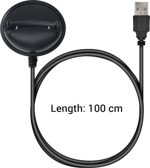 KWmobile USB Charging Cable Black (Samsung Gear Fit 2 / Fit 2 Pro)