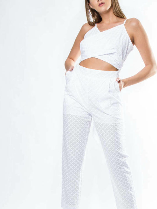 Women's One-piece Suit White