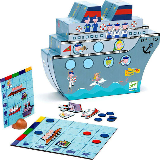 Board Game Ναυμαχία σε Κουτί Παιχνιδιού Καράβι for 2-4 Players 6+ Years Old (EN) Djeco