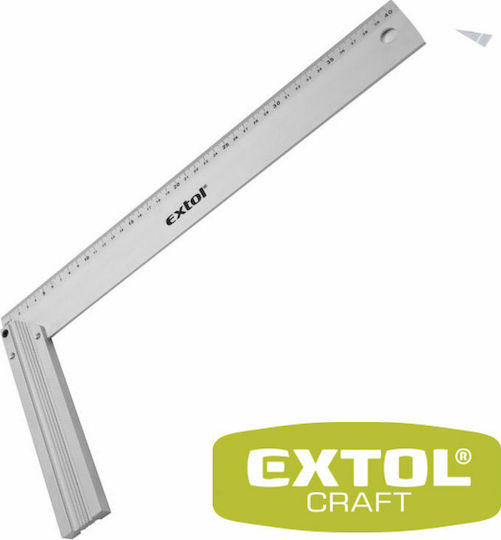 Extol Carpenters Aluminum Angle Ruler 40cm 400mm
