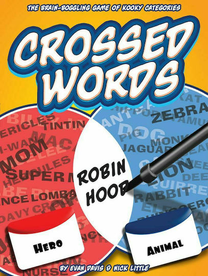 Настолна игра Crossed Words за 3-6 играчи 14+ години (EN) Indie Boards And Cards