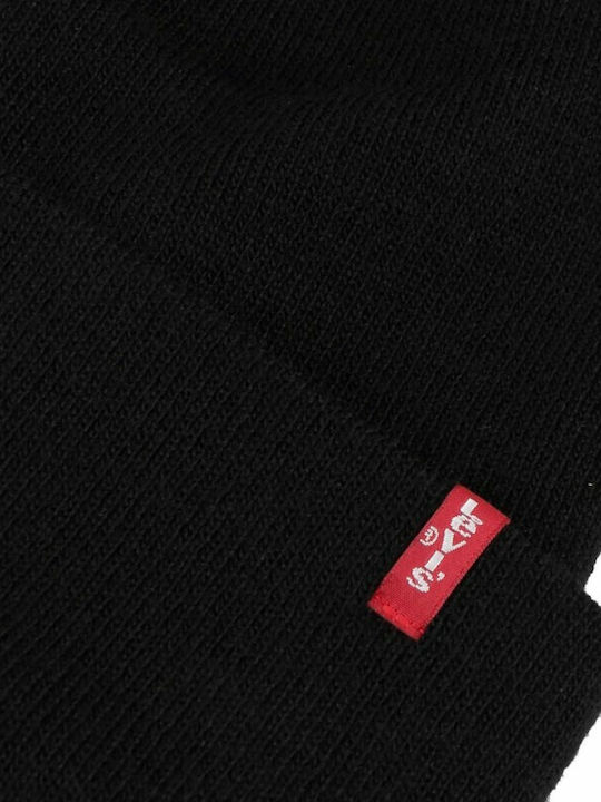 Beanie Männer Beanie Gestrickt in Schwarz Farbe