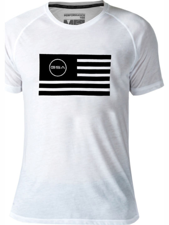 Superlogo Color Edition Αθλητικό T-shirt Flag White