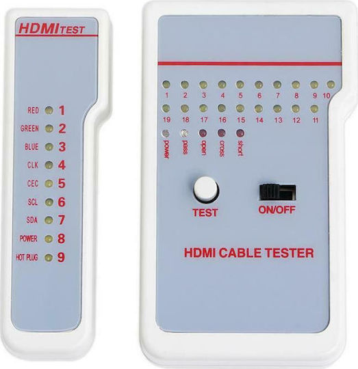 LogiLink WZ0017 Тестер На Кабели За Изображение HDMI