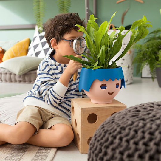 Lechuza Playmobil Ojo Αυτοποτιζόμενη Γλάστρα Πλαστική Πράσινη 21x21εκ.