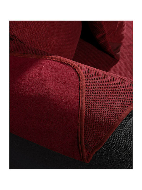 Silk Fashion Viersitzer-Sofa Überwurf 1715 180x350cm Bordo