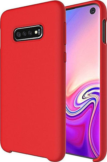 Hurtel Задна корица Силикон Червен (Galaxy S10)