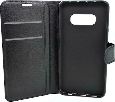 Ancus Teneo Synthetic Leather Book Black (Galaxy S10e)