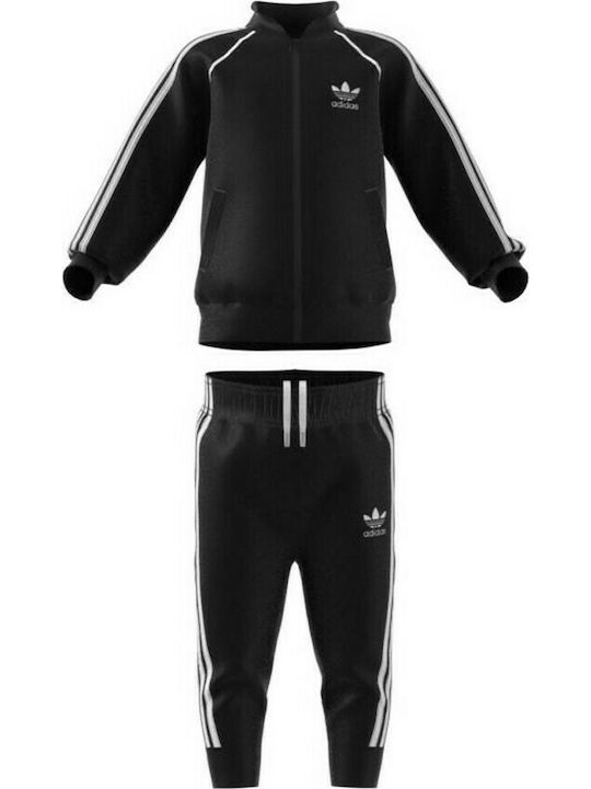 Adidas Παιδικό Σετ Φόρμας Μαύρο 2τμχ Adicolor