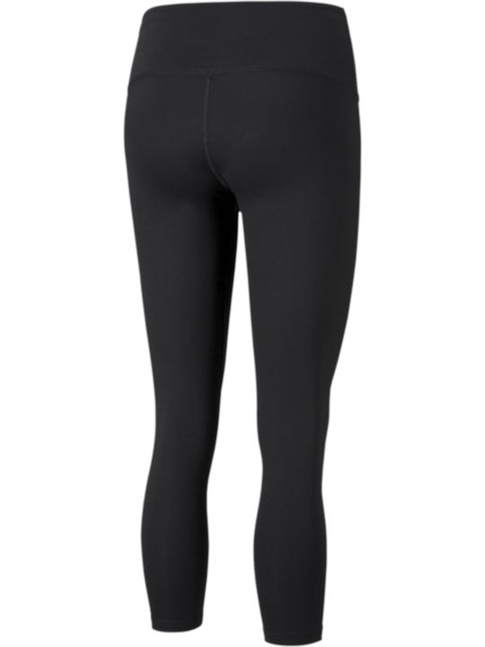 Aktives Training Damen Gekürztes Leggings Schwarz